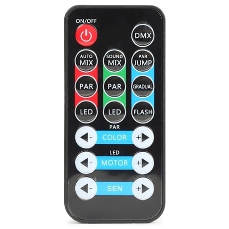 Beamz PartyBar3 4PAR 9x1W RGB MagicBall