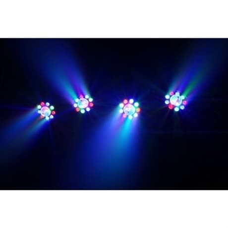 Beamz PartyBar3 4PAR 9x1W RGB MagicBall