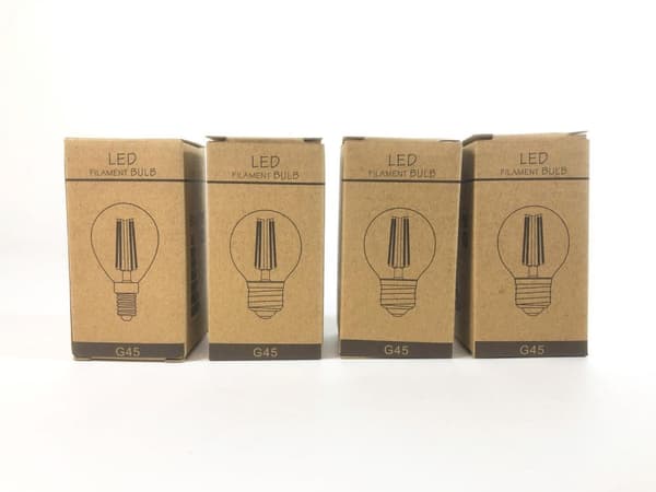 LED lampa i vanlig form G45 6PACK