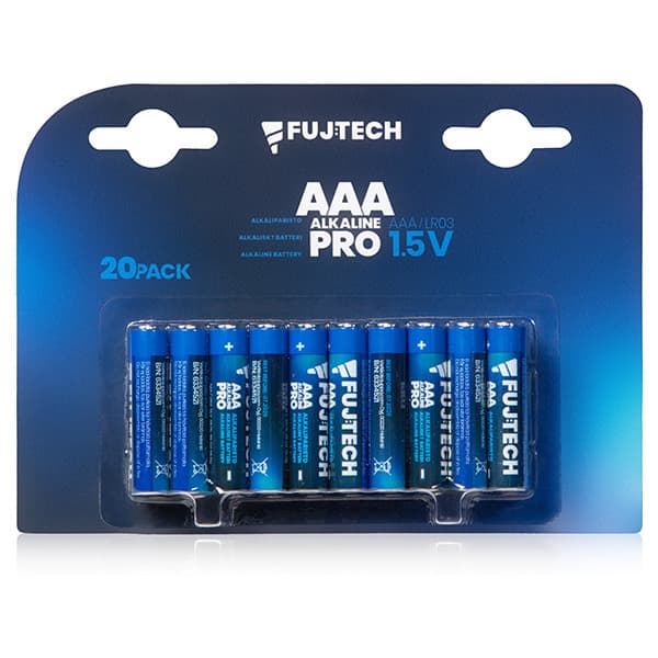 Fuj:tech Alkaline Pro AAA 1,5 V alkaliparisto, 20 kpl