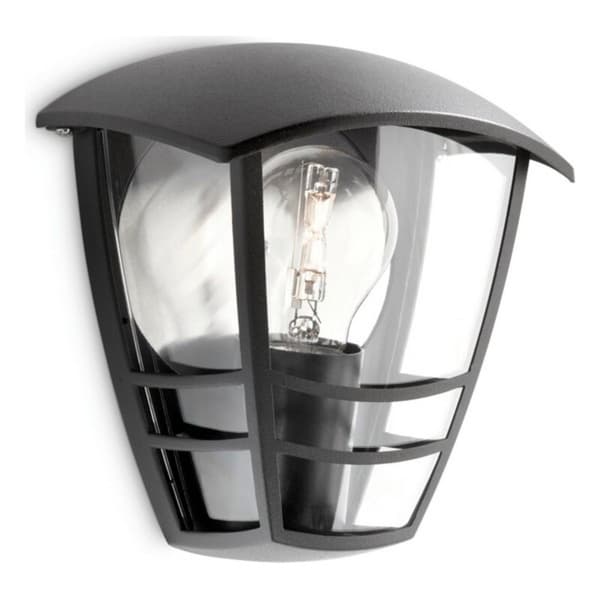 Vägglykta Philips 15387/30/16 Svart Aluminium 60 W E27