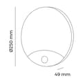Miniatyrbild 2 av 2: Vägglampa med LED EDM 32538 polypropen E 15 W 13 W 1250 Lm 1850 lm Vit (6500 K) (6400 K)