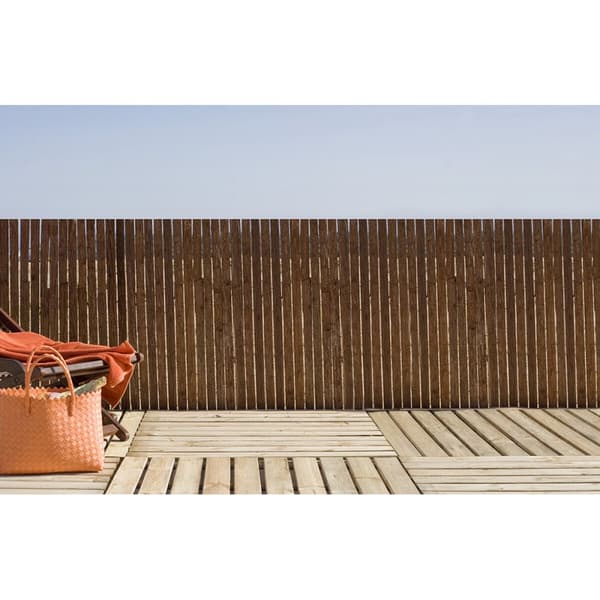 Staket Nortene Milwaukee 1,5 x 3 m Naturell Furu Bark