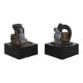 Miniatyrbillede 1 af 3: Have springvand DKD Home Decor Buddha Harpiks 18 x 18 x 22 cm Orientalsk (2 enheder)