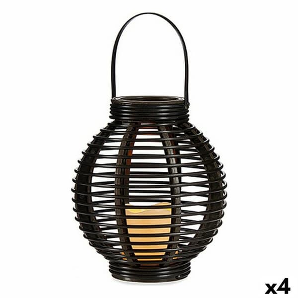 LED-lyhty Ibergarden B5004 Ruskea Muovinen 21 x 23,7 x 21 cm (4 osaa)