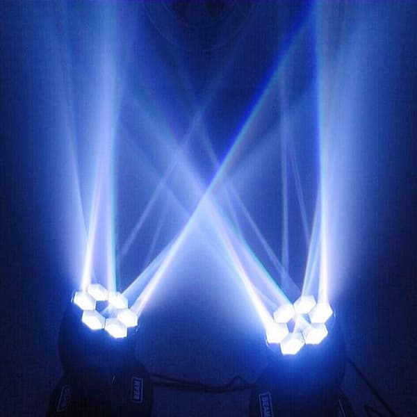 LED Moving Head-ljus, Stråleffekt, RGBW 4in1 LED-lampa