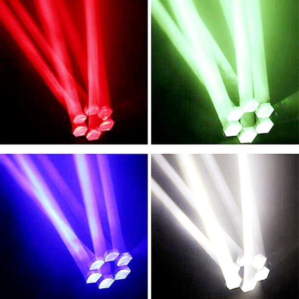 LED Moving Head-ljus, Stråleffekt, RGBW 4in1 LED-lampa