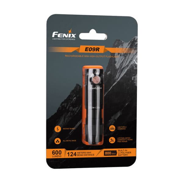 Fenix E09R -taskulamppu