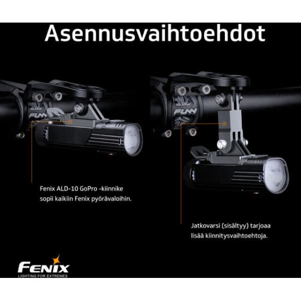 Fenix ALD-10 GoPro cykelmontering