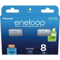 Miniatyrbild 1 av 4: Panasonic Eneloop AA 2000 mAh - batteri, 8 st