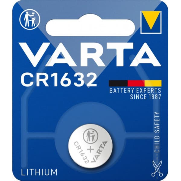 Varta CR1632-batteri, 3 V, lithium