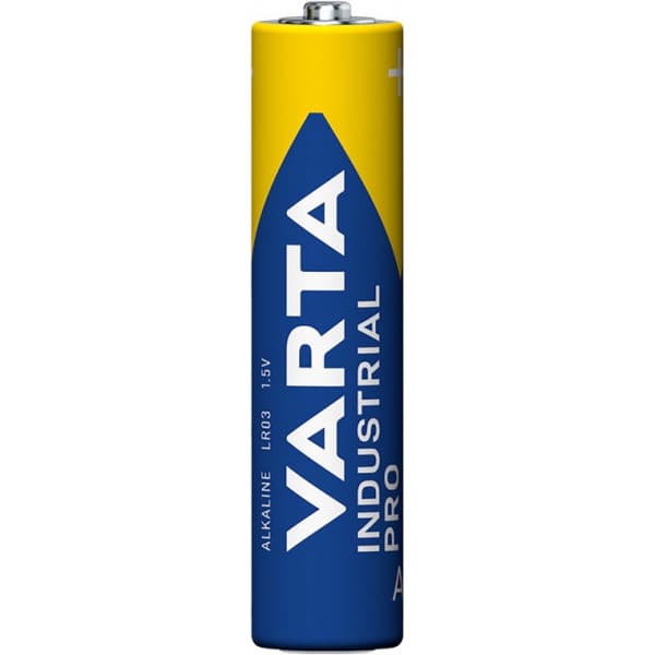 VARTA Industrial Pro -alkaliparisto, 10 kpl AAA (LR03) -paristoa