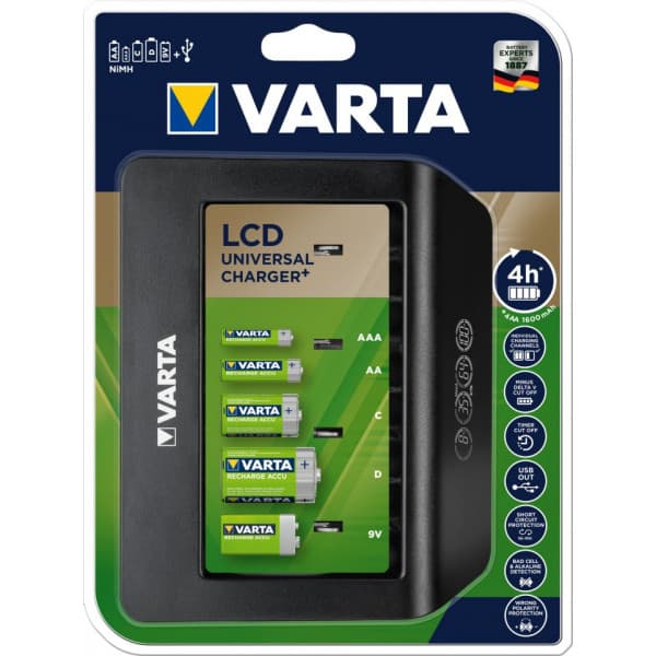 Varta LCD Universal Charger+ -opladningsenhed