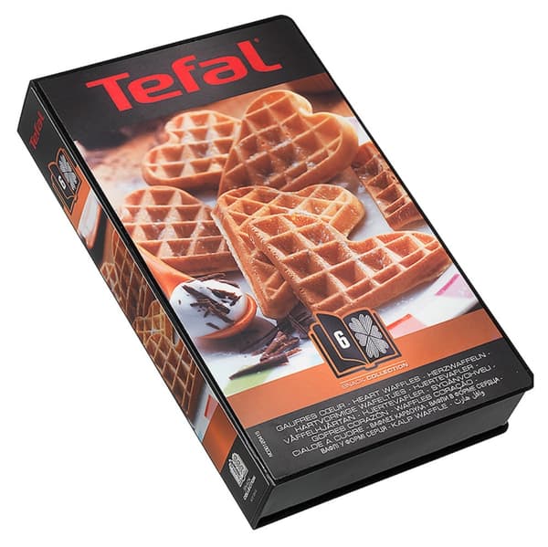 Tefal Snack Collection bakplåtar: 6 Hjärtvåfflor | CDON