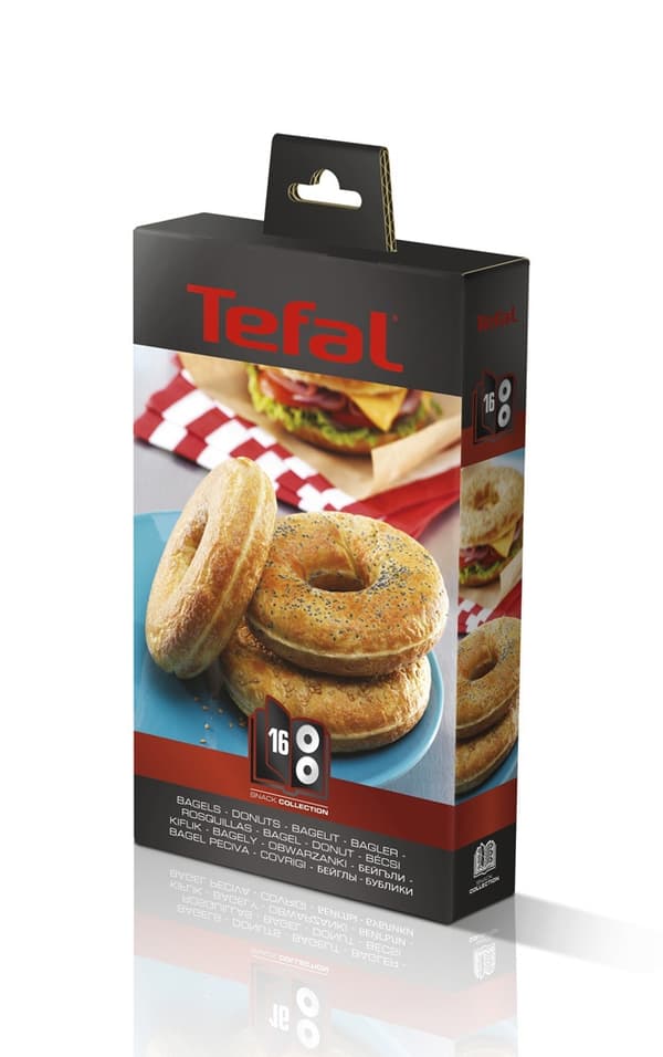 Tefal Snack Collection bakplåtar: 16 bagels