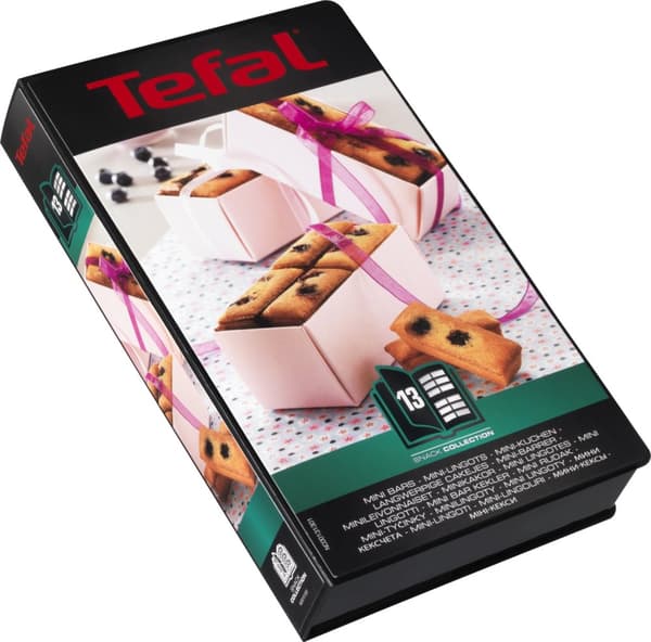 Tefal Snack Collection bakebrett: 13 minikaker/barer
