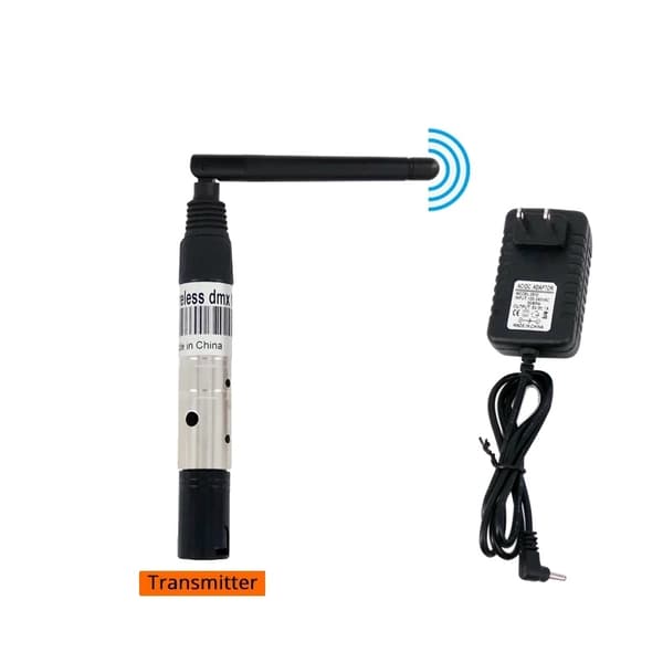 Langaton DMX512-ohjain, 24G taajuus, 300m kantama, DMX Pieni Vastaanotin, EU-pistoke