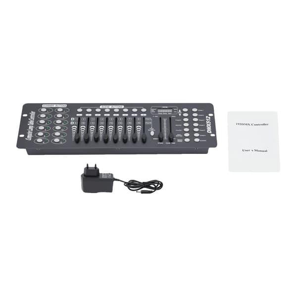 192CH DMX512 Lyskontrol, Automatisk Betjening, Høj Stabilitet,Hvid
