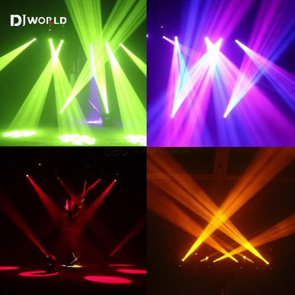 Bevægelseshoved LED Gobo Lys, 60W Effekt, 11 DMX Kanaler,EU-stik, 60W