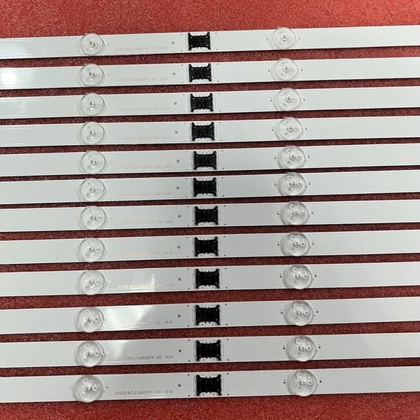 LED-taustavalaistusnauhasetti, 12 kappaletta, 3V, 694 mm pituus