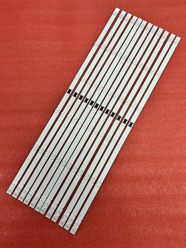 LED-taustavalaistusnauhasetti, 12 kappaletta, 3V, 694 mm pituus