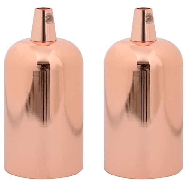 Lamphållare 2 st roséguld E27