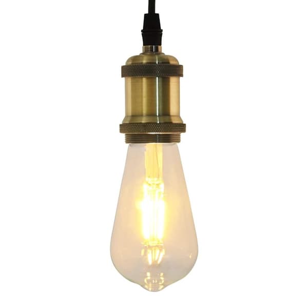 Lamphållare 2 st brons E27