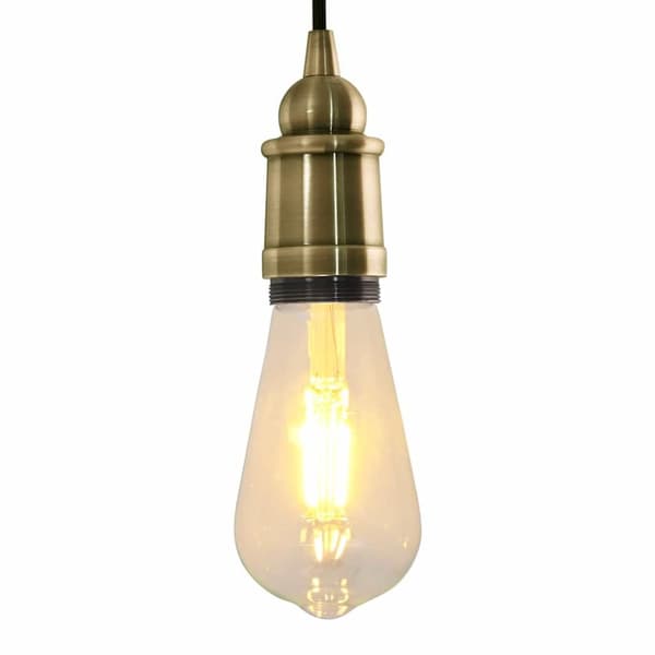 Lamphållare 2 st brons E27
