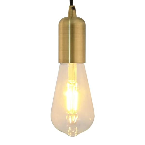 Lamphållare 2 st brons E27