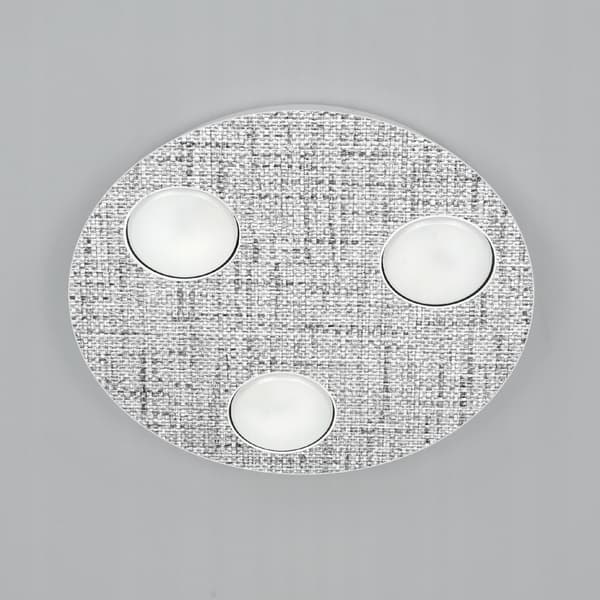 Loftslampe rund loftslampe STICKER 3x GX53 Rattan hvid