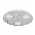 Miniatyrbillede 1 af 2: Loftslampe rund loftslampe STICKER 3x GX53 Rattan hvid