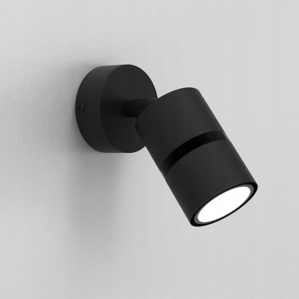 Justerbar vägglampa Gu10 svart modern Tube svart