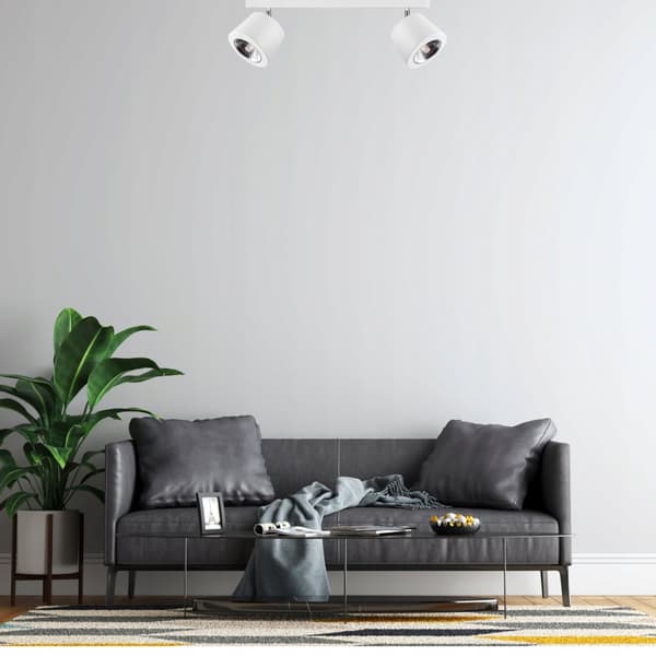 SEI Spot loftslampe justerbar hvid stribe 2xG9