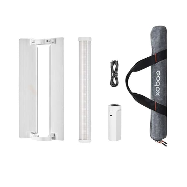 LED Lysstav, 2500K-8500K Farvetemperatur, Kamera Video Lys,LC500R mini Hvid