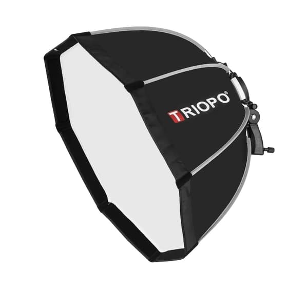 Octagon Softbox, 90 cm diameter, justerbart håndtag,90cm Softbox