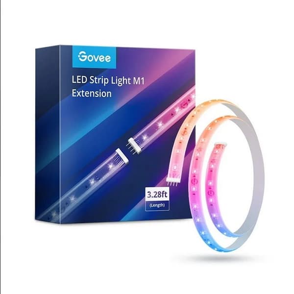 GOVEE H100E LED-STRIPFÖRLÄNGARE 1M, RGBIC+, MATTER-KOMPATIBILITET
