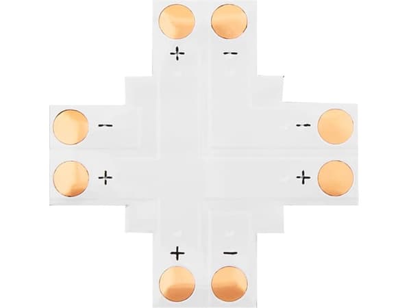 LED-stribestik 10 mm (LED, 2-benet, Type +)
