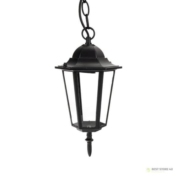 Havependellampe med kæde V-TAC lampe mat sort VT-752
