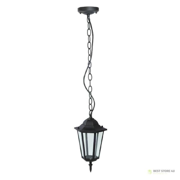 Havependellampe med kæde V-TAC lampe mat sort VT-752