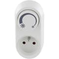 Miniatyrbillede 4 af 6: Lysdæmperfatning - CHACON - 54041 - Hvid - 200W - Kompatibel med LED- og glødepærer