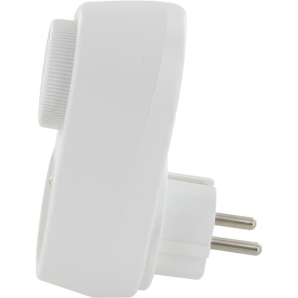 Lysdæmperfatning - CHACON - 54041 - Hvid - 200W - Kompatibel med LED- og glødepærer