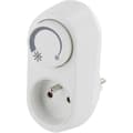 Miniatyrbillede 1 af 6: Lysdæmperfatning - CHACON - 54041 - Hvid - 200W - Kompatibel med LED- og glødepærer