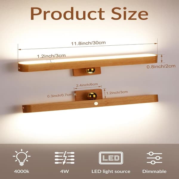 LED Spejllys, Berøringskontrol, Dæmpbar Funktion, Stilfuldt Design