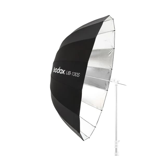 Heijastava sateenvarjo, 130 cm avattuna halkaisijaltaan, monikäyttöinen studiovalaistukseen,Sarja 1