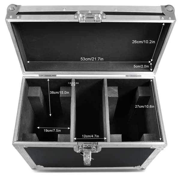 LED Moving Head Light Kasse, Tilpasselig Beskyttelse, Praktisk Opbevaring, Holdbart Design