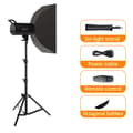 Miniatyrbillede 2 af 2: LED Videolys, 115W Softbox, Fjernbetjening,115W sæt 1