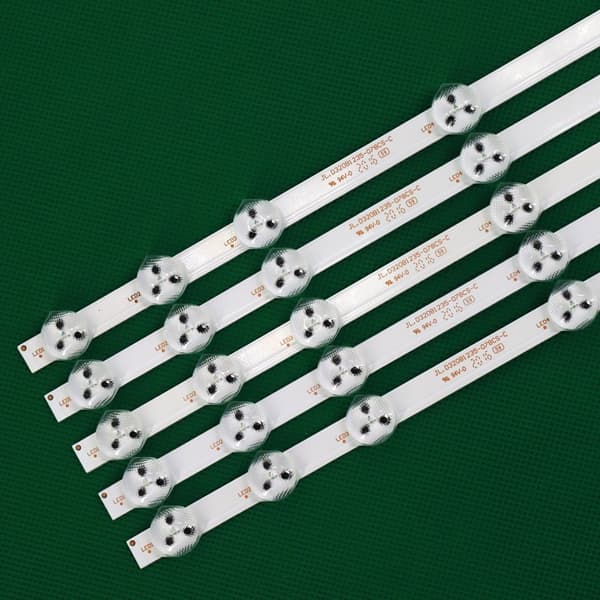 LED Baggrundsbelysningsstrimmel, 11 LED'er pr. strimmel, høj lysstyrke 700 nits, 575 mm størrelse