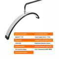 Miniatyrbillede 2 af 2: FOSOTO LED Video Light, 45W Effekt, Justerbar Farvetemperatur 3200-5600K,Sort Y16