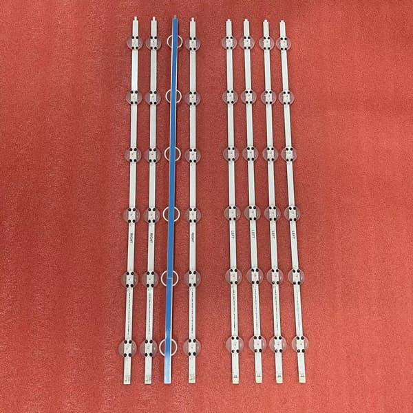 LED-bakgrundsbelysningsremsa, 125,7 mm bredd, dimbar funktion, aluminiumkonstruktion