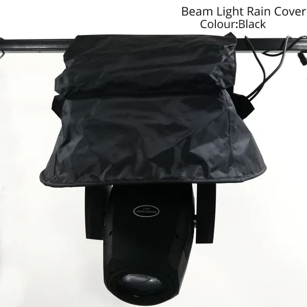 LED Moving Head Lys, Vandtæt Regndække, Udendørs Scenebelysning,Stråle Dæk Sort-a